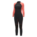 Women's 3mm Long Sleeve Trousers Back Zipper Thickened Thermal Rubber Wet Suit
