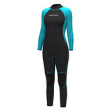 Women's 3mm Long Sleeve Trousers Back Zipper Thickened Thermal Rubber Wet Suit
