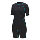 Women's 3mm Short Sleeve Shorts One-Piece Wetsuit
