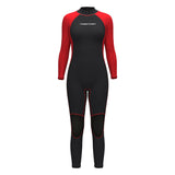 Women's 3mm Long Sleeve Trousers Back Zipper Thickened Thermal Rubber Wet Suit
