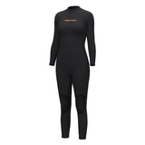 Women's 3mm Long Sleeve Trousers Back Zipper Thickened Thermal Rubber Wet Suit