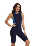 Long-cut Legs One-Piece Surf Suit